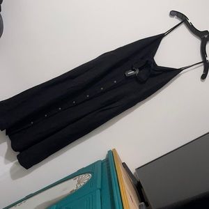 Black Express Linen Dress